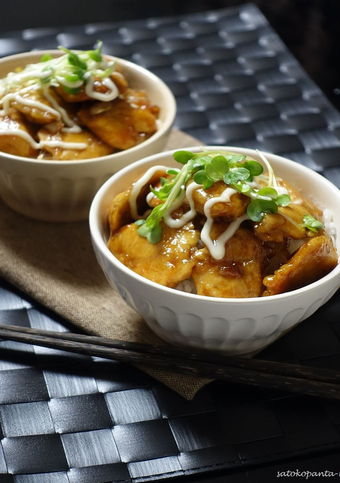 ささみの簡単☆照り焼き丼♪-レシピのメイン写真