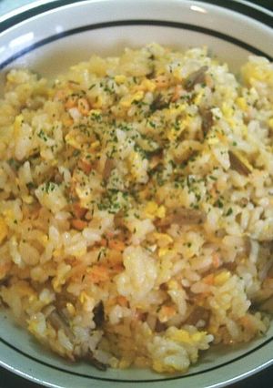 シンプルでうまし☆秋味チャーハン-レシピのメイン写真
