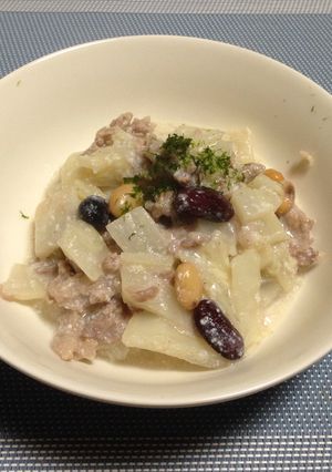 白菜と豚肉の豆腐ソース煮-レシピのメイン写真
