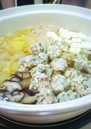 一度試してみて！鶏肉つみれが主役！-レシピのメイン写真