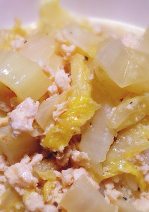 白菜カルボナーラ煮-レシピのメイン写真