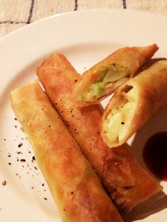 塩もみキャベツとチーズの春巻き-レシピのメイン写真