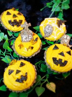 ハロウィン♪南瓜と生キャラメルのタルト-レシピのメイン写真