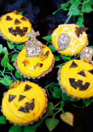 ハロウィン♪南瓜と生キャラメルのタルト-レシピのメイン写真
