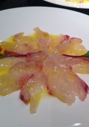 イタリアンの前菜・真鯛のカルパッチョ-レシピのメイン写真