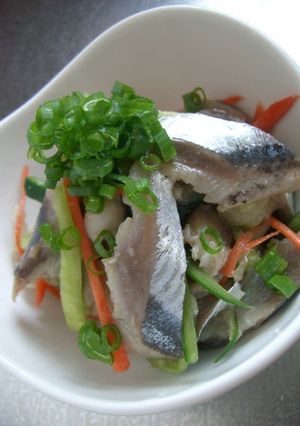 〆秋刀魚の酢味噌和え-レシピのメイン写真