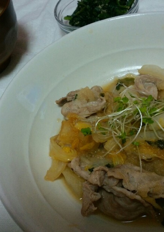 簡単！白菜と豚肉のみぞれ煮-レシピのメイン写真