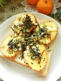 胡麻海苔わさび風味✼伊達巻トースト-レシピのメイン写真