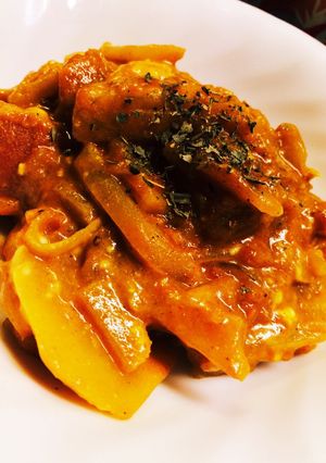 じゃがトマトソース♡カレー風味-レシピのメイン写真