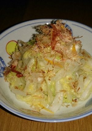白菜を塩でもんだだけ♪-レシピのメイン写真