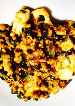 ニラとネギだらけの簡単麻婆豆腐-レシピのメイン写真