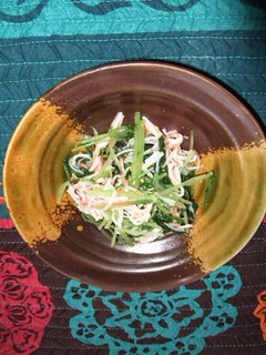 簡単おつまみにもなる水菜の和え物-レシピのメイン写真