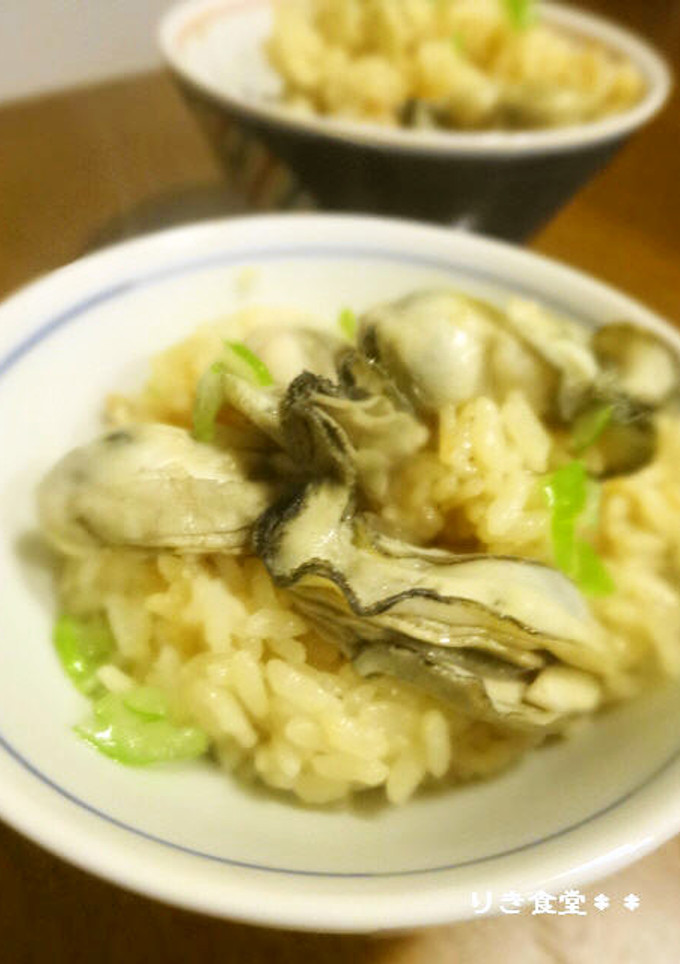 炊飯器で牡蠣ご飯-レシピのメイン写真