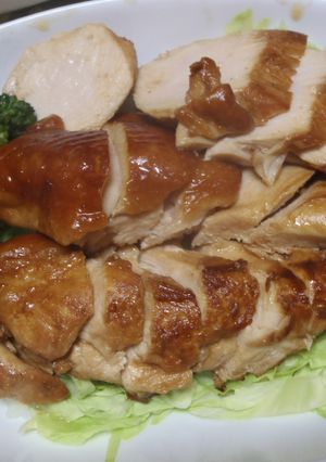 鶏の胸肉の粕漬け…ココナツオイルかけ-レシピのメイン写真