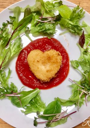 ハートがとろける♡かにクリームコロッケ♡-レシピのメイン写真