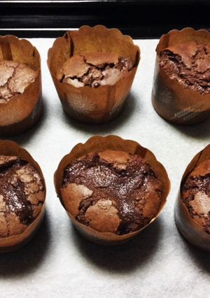 チョコがとろ〜りフォンダンショコラ-レシピのメイン写真