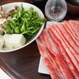 しゃきしゃきセリが美味しい、牛しゃぶ