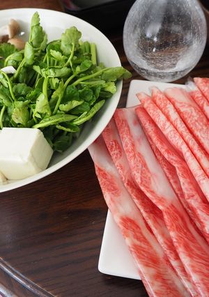 しゃきしゃきセリが美味しい、牛しゃぶ-レシピのメイン写真