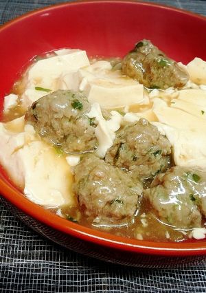 肉団子と豆腐の＊旨煮-レシピのメイン写真