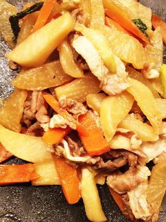 ごはんがすすむ!大根豚肉炒め-レシピのメイン写真