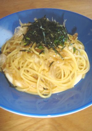 和風オニスラパスタ-レシピのメイン写真