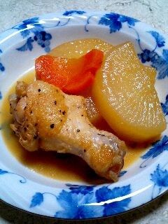 大根と手羽元の味噌風味♡-レシピのメイン写真