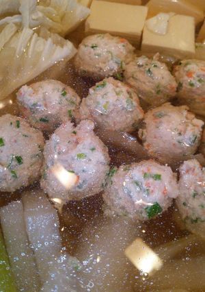 ♥豆腐が入った鶏だんご ♥-レシピのメイン写真
