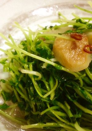豆苗ペペロンチーノ♪-レシピのメイン写真