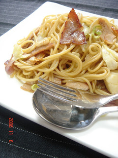 にんにくと☆バターマヨ醤油パスタ-レシピのメイン写真