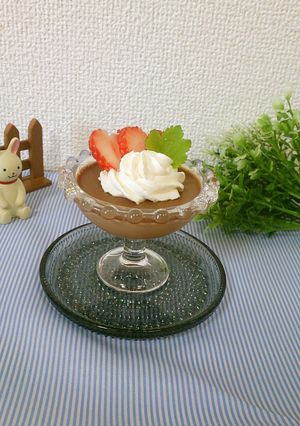 板チョコ１枚で*簡単チョコゼリー*-レシピのメイン写真