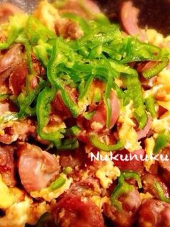 砂肝卵炒め-レシピのメイン写真