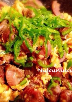 砂肝卵炒め-レシピのメイン写真