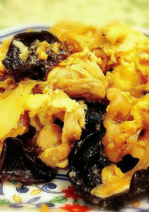 きくらげと豚バラ肉の玉子炒め-レシピのメイン写真