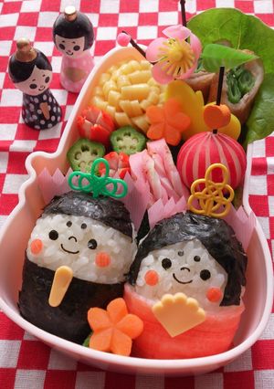 雛祭り 簡単 キャラ弁＊俵型のお雛様-レシピのメイン写真