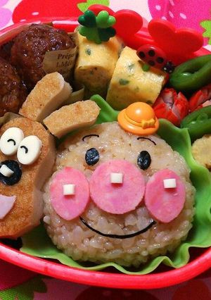 入園 簡単 キャラ弁＊アンパンマン-レシピのメイン写真
