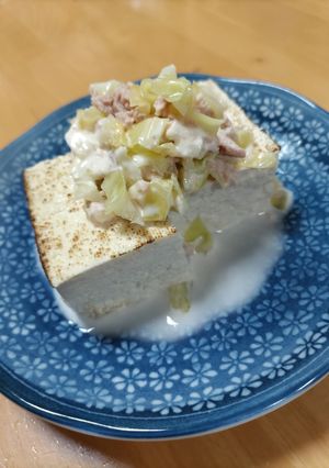 浅漬けのツナマヨの焼き豆腐-レシピのメイン写真