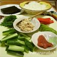 買い置き&冷蔵庫にある物de手巻ずし