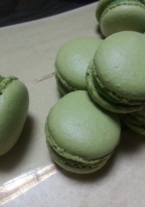 お抹茶マカロン♡さくっふわっで最高♡-レシピのメイン写真
