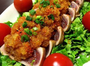 簡単！居酒屋メニュー♬炙りマグロ風！-レシピのメイン写真