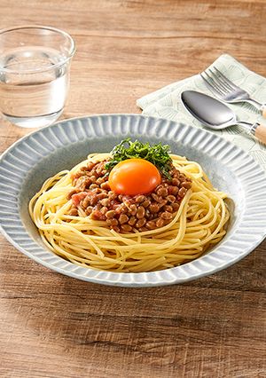梅しそ納豆パスタ-レシピのメイン写真