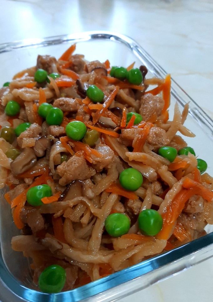 切り干し大根と大豆ミートの煮物-レシピのメイン写真