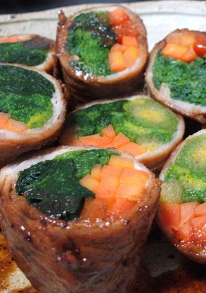 豚肉のほうれん草ロール-レシピのメイン写真