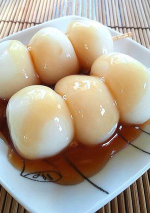 簡単♪1人分♪串団子(みたらし)-レシピのメイン写真