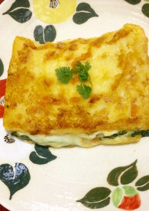 シチュー残りで☆野菜入りクロックムッシュ-レシピのメイン写真