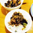 豚ひき肉と茄子のコロコロ炒め