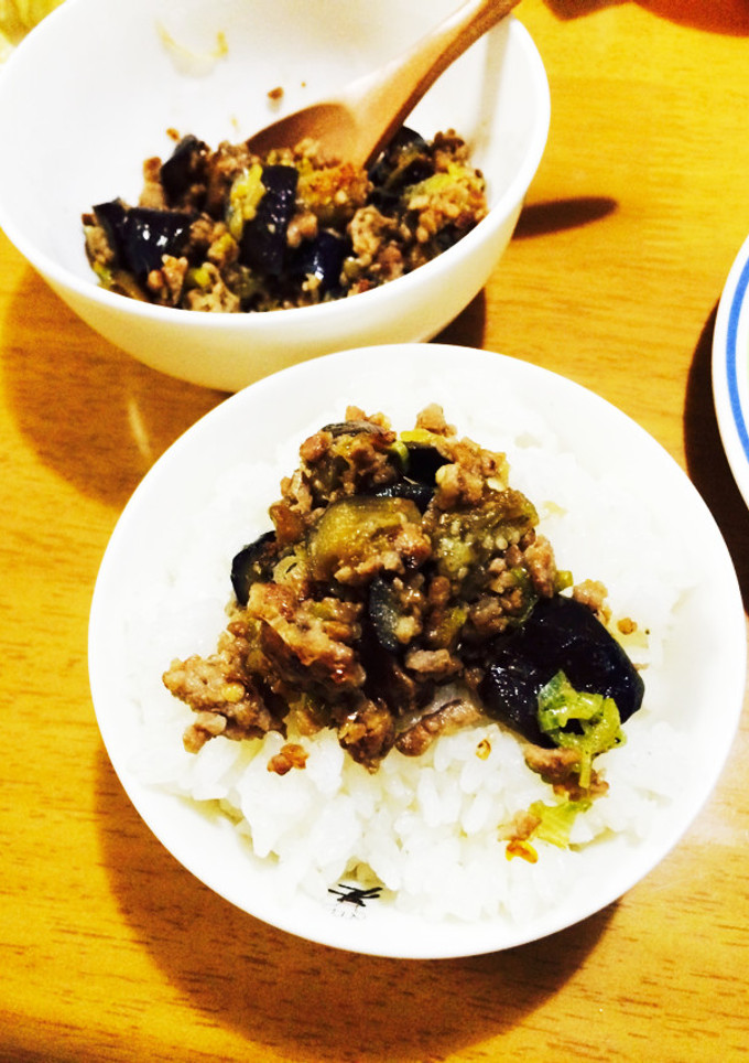 豚ひき肉と茄子のコロコロ炒め-レシピのメイン写真