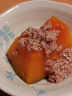 みんな大好き♡カボチャのひき肉あんかけ-レシピのメイン写真