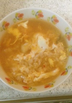 すぐ風邪が治る簡単キムチ雑炊-レシピのメイン写真
