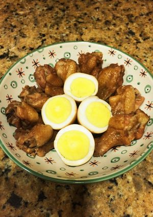 鶏手羽とたまごのさっぱり煮-レシピのメイン写真