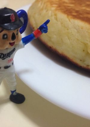 ホットケーキ【さつまいもチーズ】-レシピのメイン写真